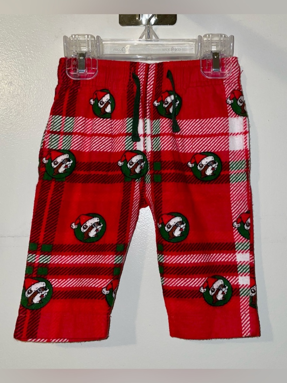 3/6m Plaid Buc-ees Pajama Pants